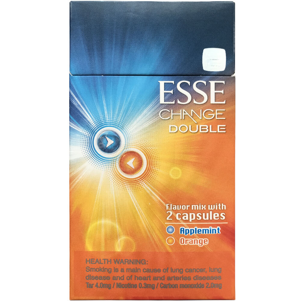 سیگار اسی چنج دابل پرتقال و اپل مینت | Esse Change Double - Orange & Applemint