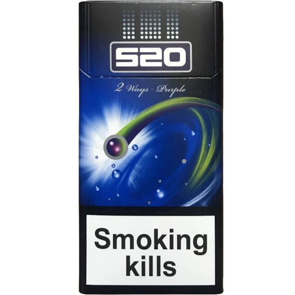 سیگار ۵۲۰ یخ (آبی) Ways Purple Cigarette 2 520