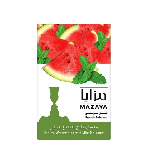 تنباکو هندوانه نعنا مزایا – Mazaya Watermelon Mint تجربه یک طعم خنک و بی‌نظیر با تنباکو هندوانه نعنا مزایا تنها با داکو تنباکو 🦅 ممکن است. این محصول با ترکیب شیرینی طبیعی هندوانه و طراوت نعنا، یکی از محبوب‌ترین انتخاب‌ها در میان علاقه‌مندان قلیان و تنباکو است. با خرید Mazaya Watermelon Mint از داکو تنباکو، می‌توانید از کیفیت بالا، طعم ماندگار و تجربه‌ای لذت‌بخش در هر پک استفاده کنید.